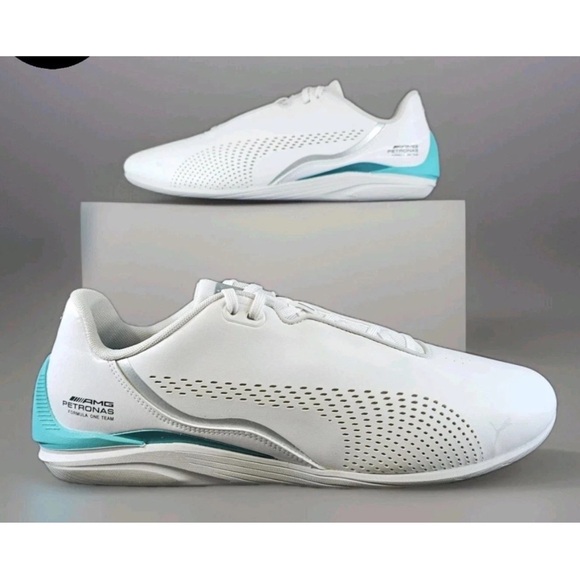 Puma Mapf1 Drift Mercedes AMG Petronas Lace Up Sneakers Shoes 307196-08 Men's - Picture 1 of 11